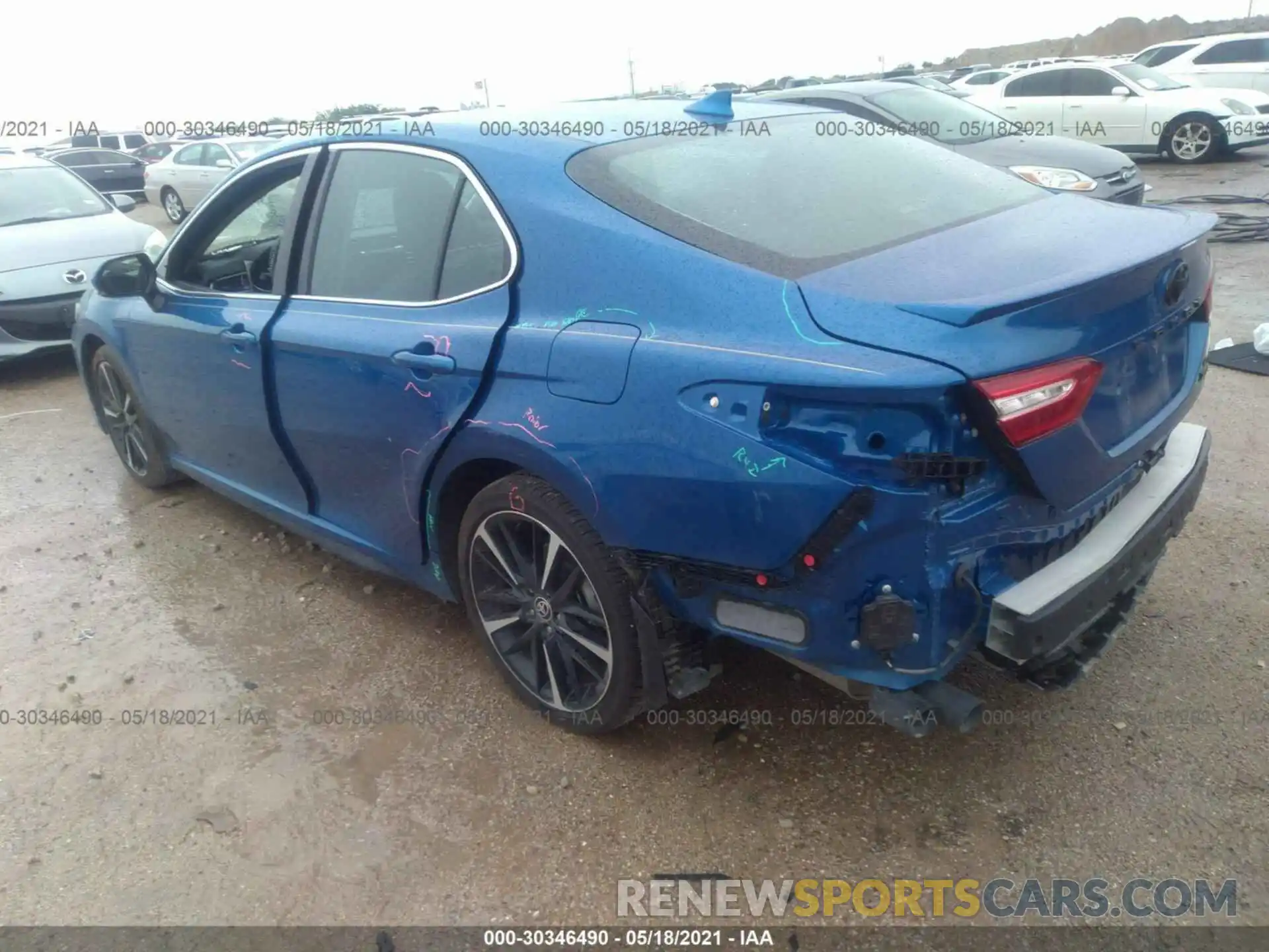 3 Photograph of a damaged car 4T1K61AK0LU389616 TOYOTA CAMRY 2020