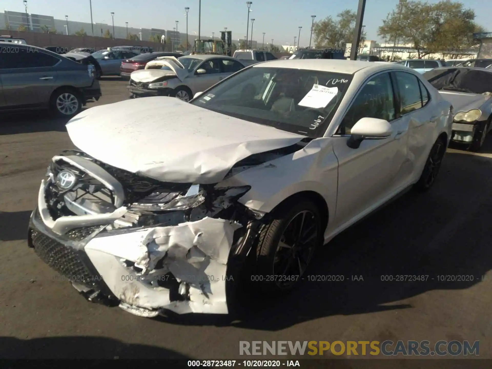 2 Photograph of a damaged car 4T1K61AK0LU394119 TOYOTA CAMRY 2020