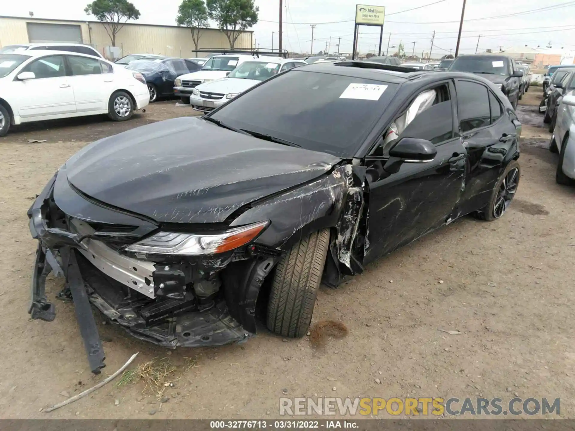 2 Photograph of a damaged car 4T1K61AK0LU401845 TOYOTA CAMRY 2020