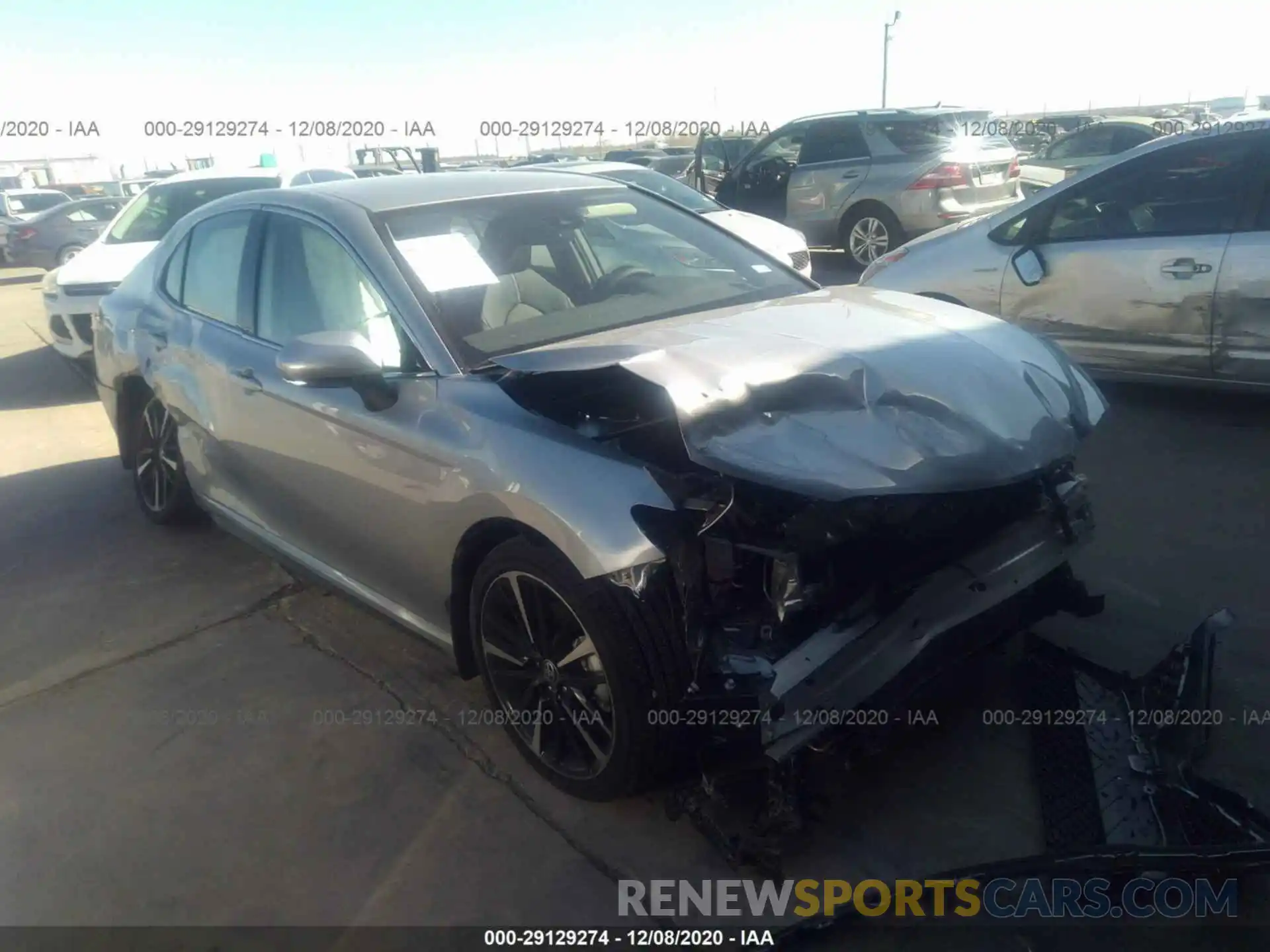 1 Photograph of a damaged car 4T1K61AK0LU505641 TOYOTA CAMRY 2020