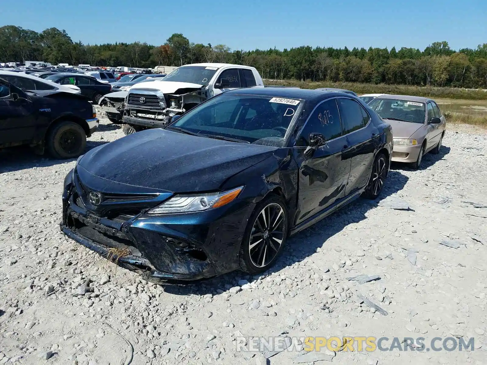 2 Photograph of a damaged car 4T1K61AK0LU880395 TOYOTA CAMRY 2020