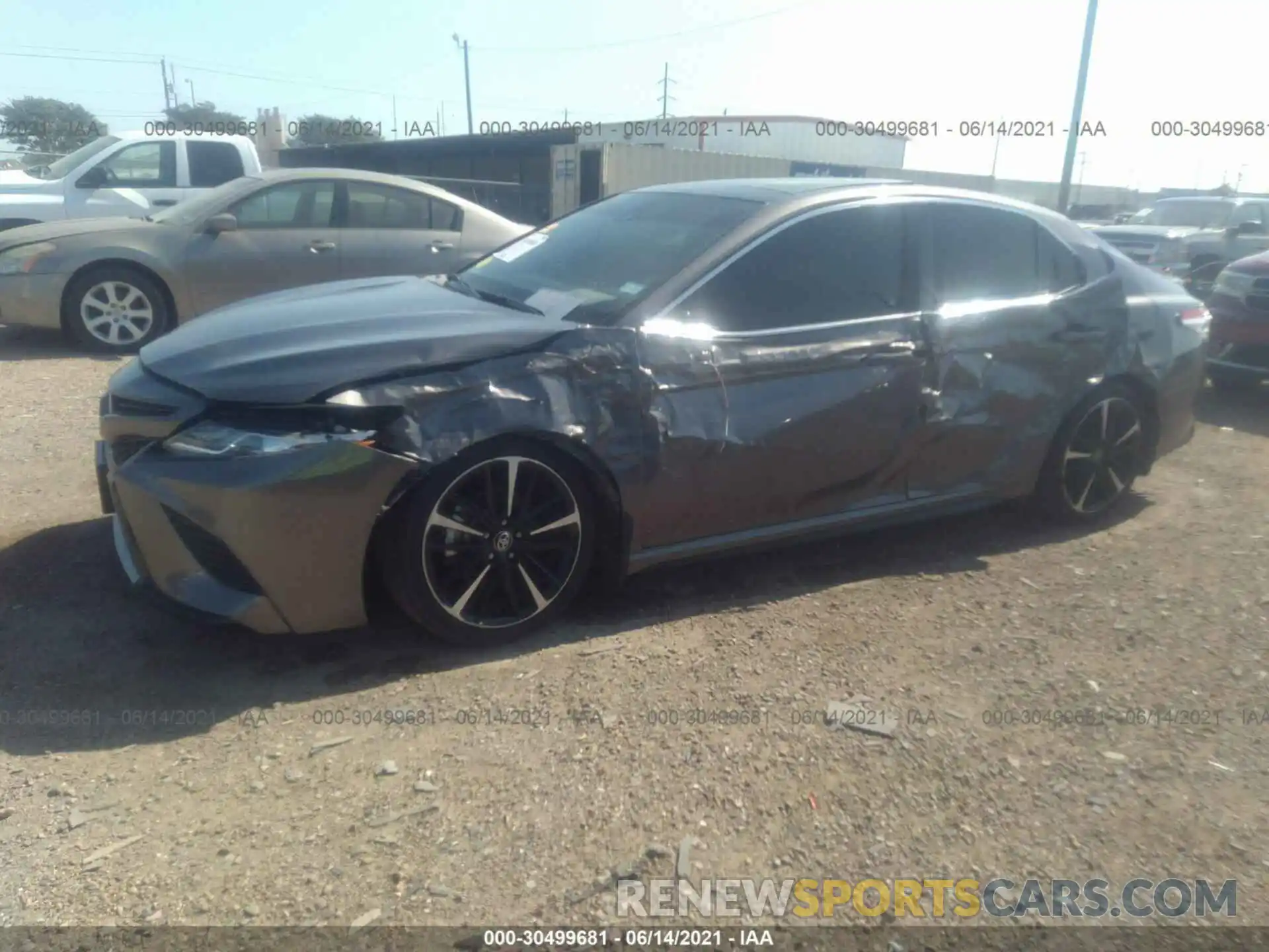 2 Photograph of a damaged car 4T1K61AK0LU972221 TOYOTA CAMRY 2020