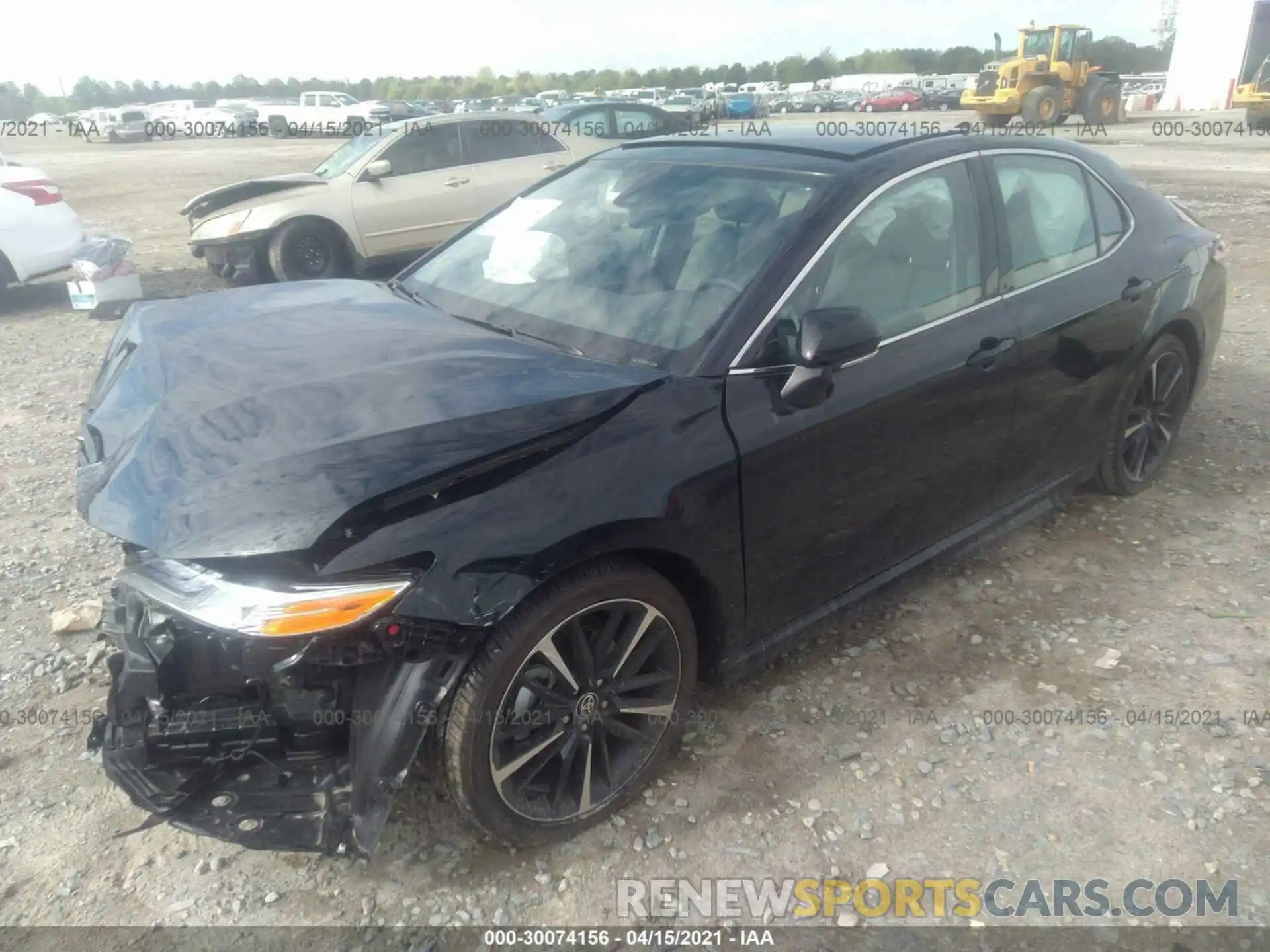 2 Photograph of a damaged car 4T1K61AK0LU986071 TOYOTA CAMRY 2020