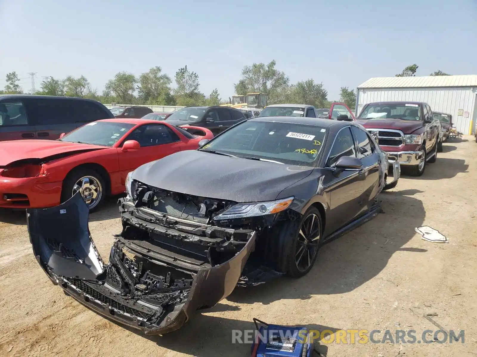 2 Photograph of a damaged car 4T1K61AK0LU990265 TOYOTA CAMRY 2020