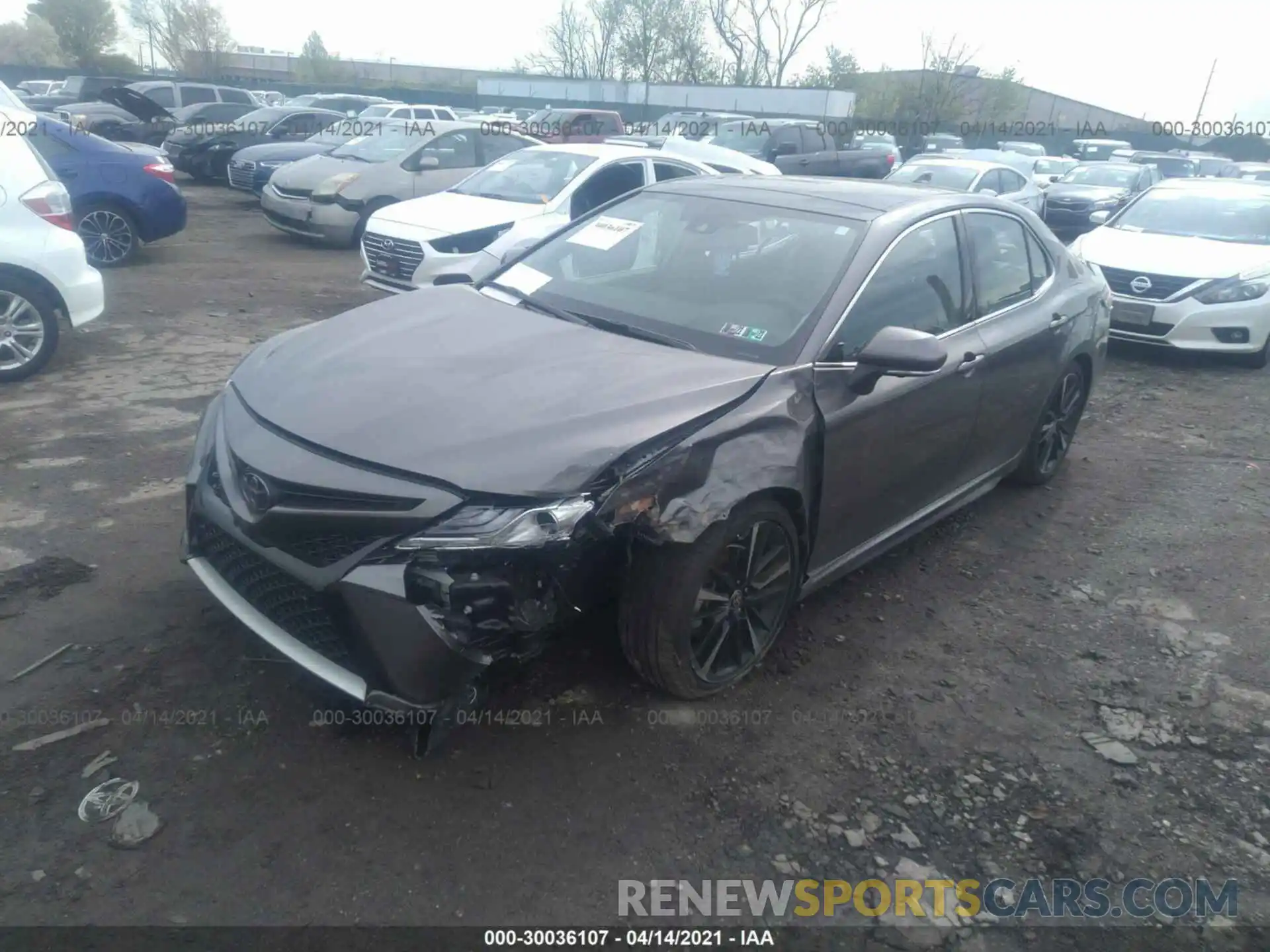 2 Photograph of a damaged car 4T1K61AK0LU995739 TOYOTA CAMRY 2020