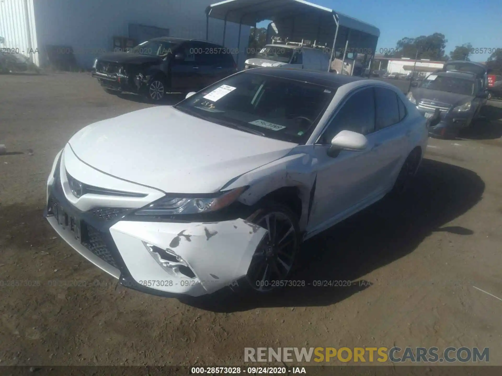 2 Photograph of a damaged car 4T1K61AK1LU318134 TOYOTA CAMRY 2020