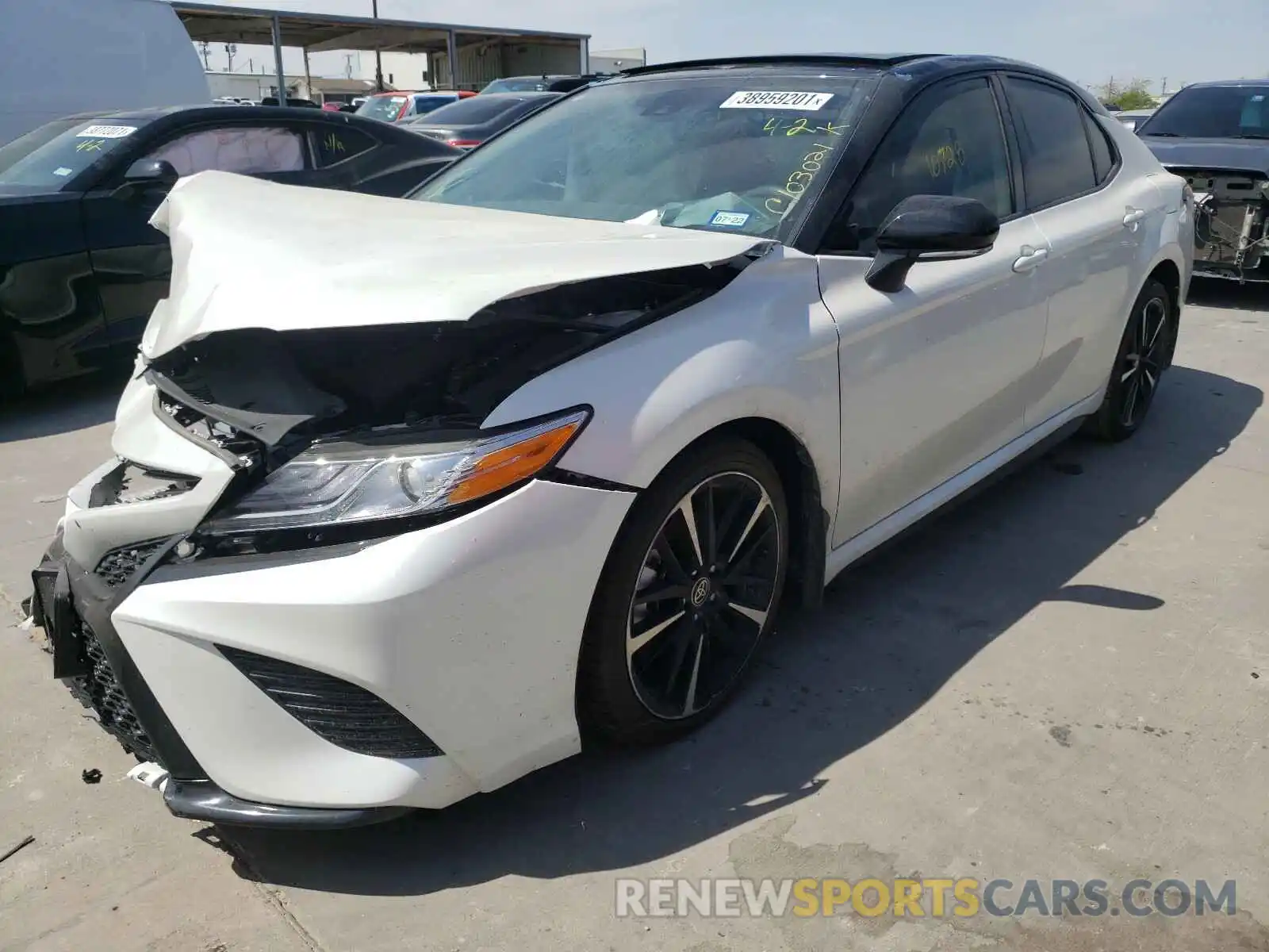 2 Photograph of a damaged car 4T1K61AK1LU374820 TOYOTA CAMRY 2020