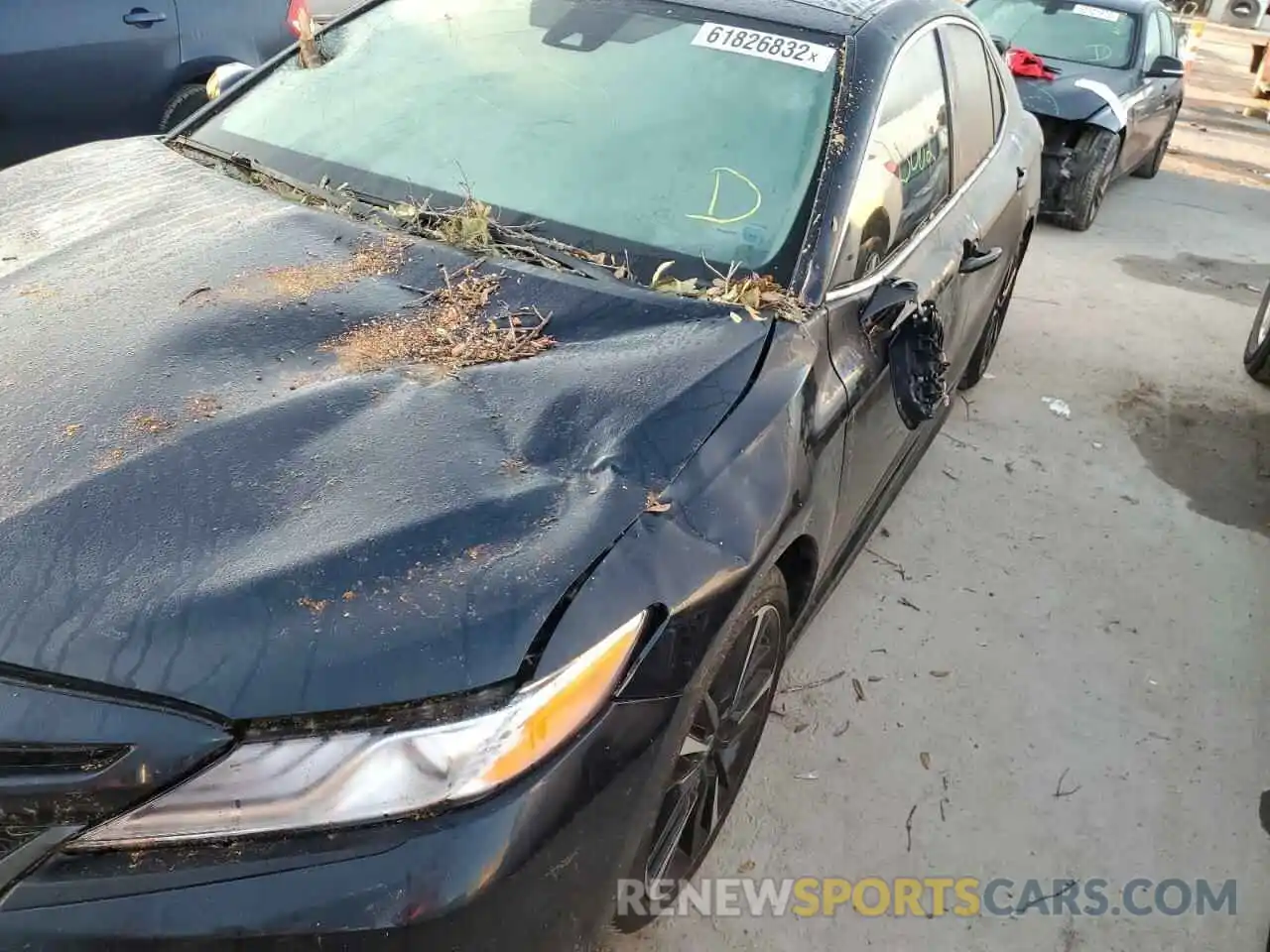 9 Photograph of a damaged car 4T1K61AK1LU396137 TOYOTA CAMRY 2020