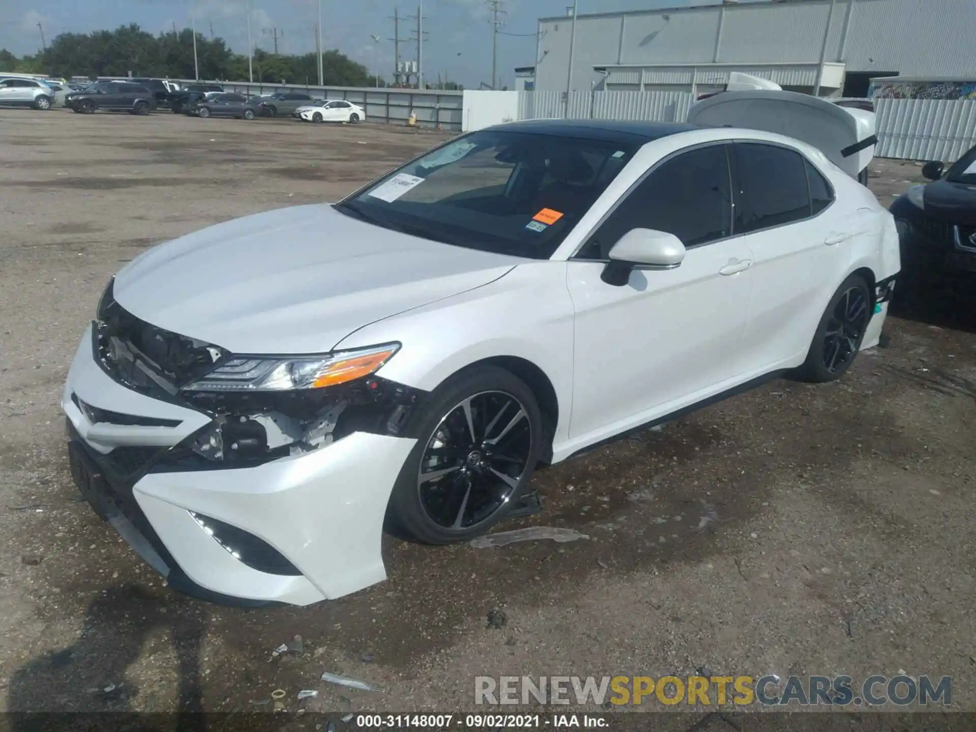 2 Photograph of a damaged car 4T1K61AK1LU947375 TOYOTA CAMRY 2020