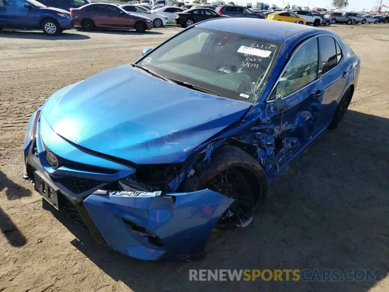 2 Photograph of a damaged car 4T1K61AK2LU319311 TOYOTA CAMRY 2020