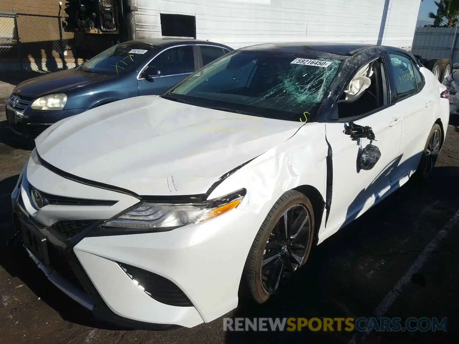 2 Photograph of a damaged car 4T1K61AK2LU322192 TOYOTA CAMRY 2020