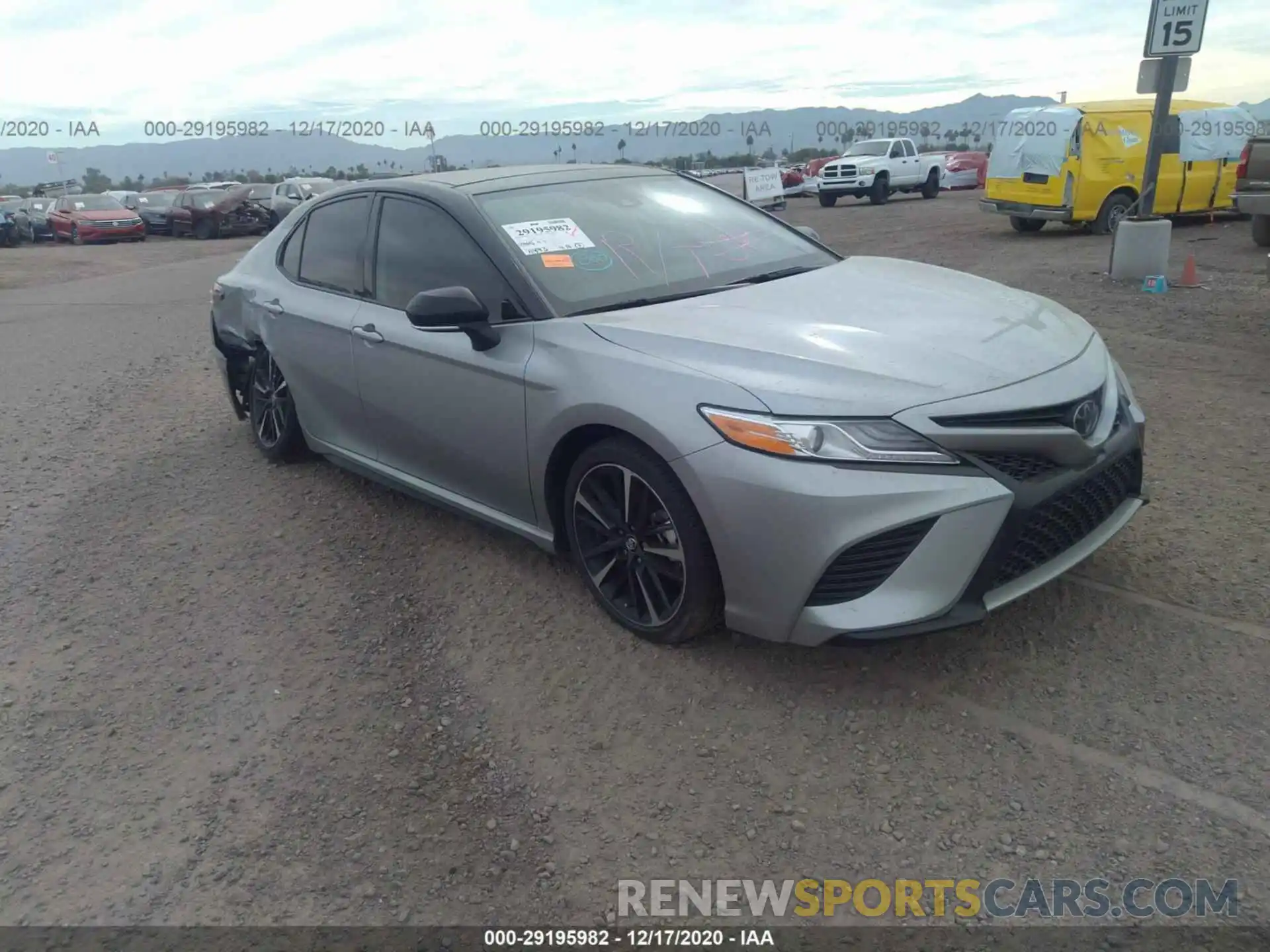 1 Photograph of a damaged car 4T1K61AK2LU340109 TOYOTA CAMRY 2020