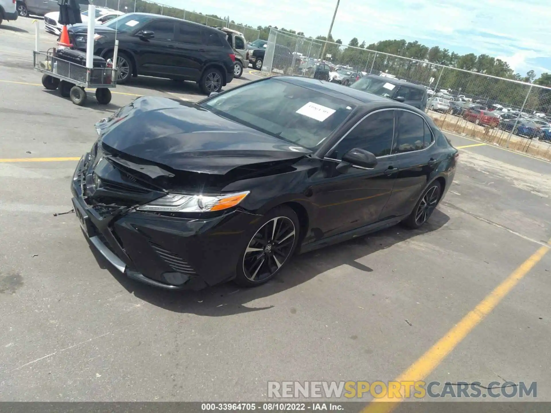 2 Photograph of a damaged car 4T1K61AK2LU353247 TOYOTA CAMRY 2020