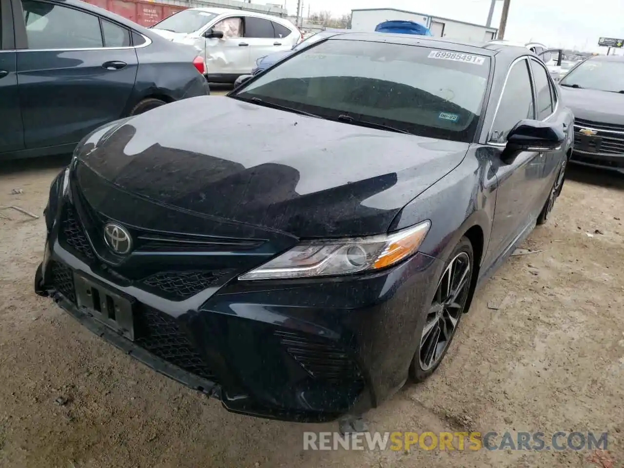 2 Photograph of a damaged car 4T1K61AK2LU370193 TOYOTA CAMRY 2020