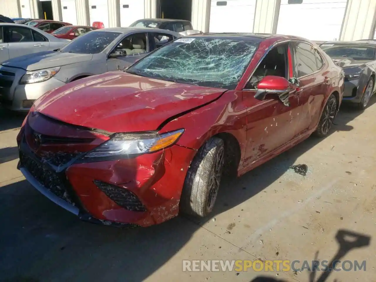 2 Photograph of a damaged car 4T1K61AK2LU386121 TOYOTA CAMRY 2020