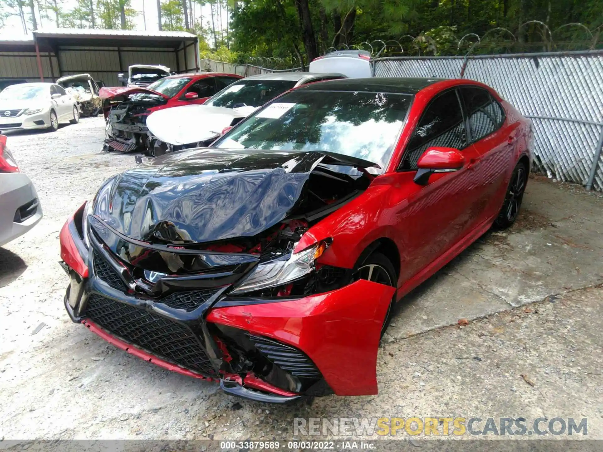 2 Photograph of a damaged car 4T1K61AK2LU401135 TOYOTA CAMRY 2020