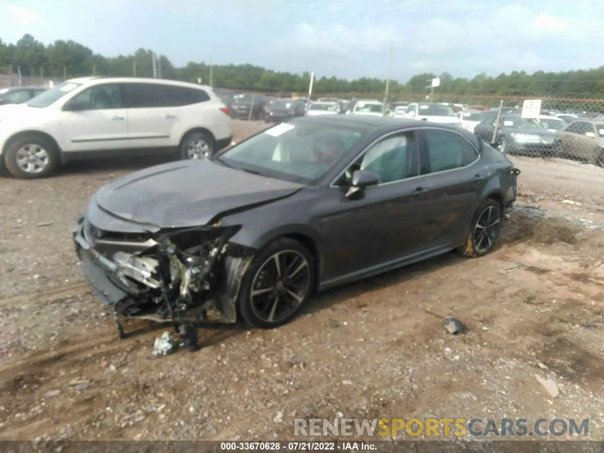 2 Photograph of a damaged car 4T1K61AK2LU501929 TOYOTA CAMRY 2020