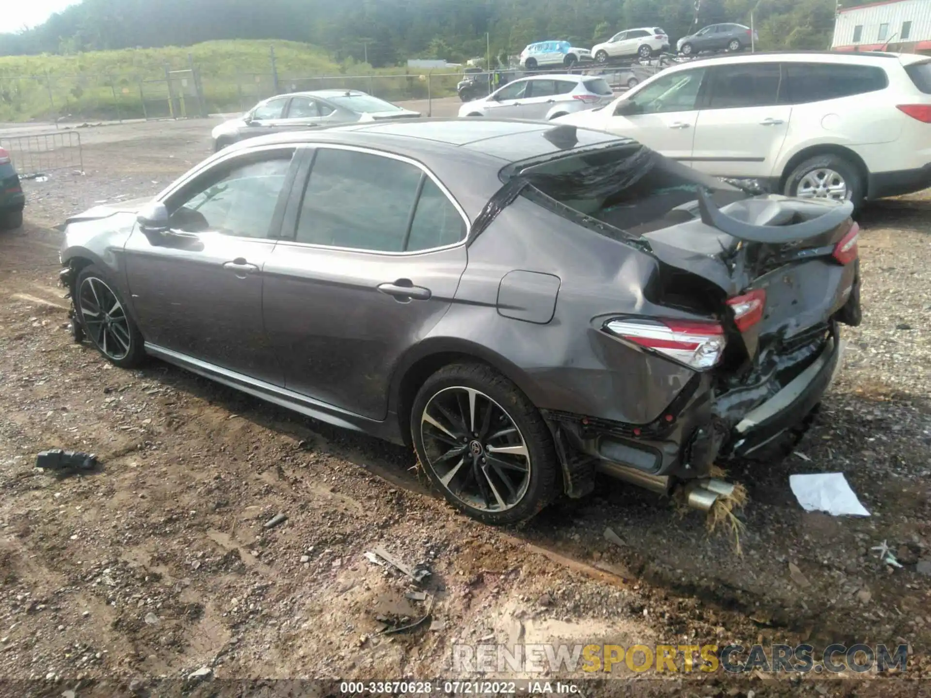 3 Photograph of a damaged car 4T1K61AK2LU501929 TOYOTA CAMRY 2020