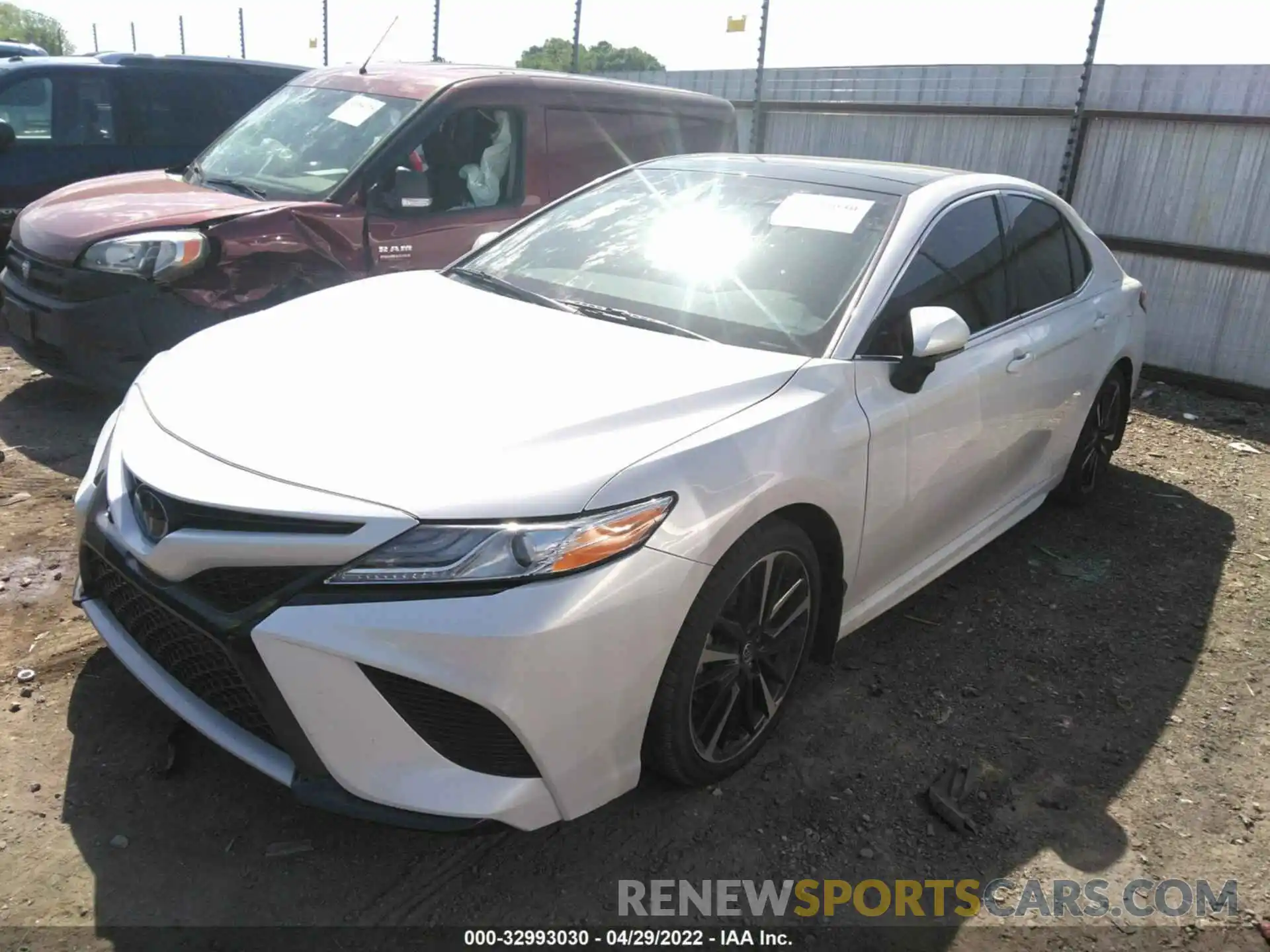 2 Photograph of a damaged car 4T1K61AK2LU859273 TOYOTA CAMRY 2020