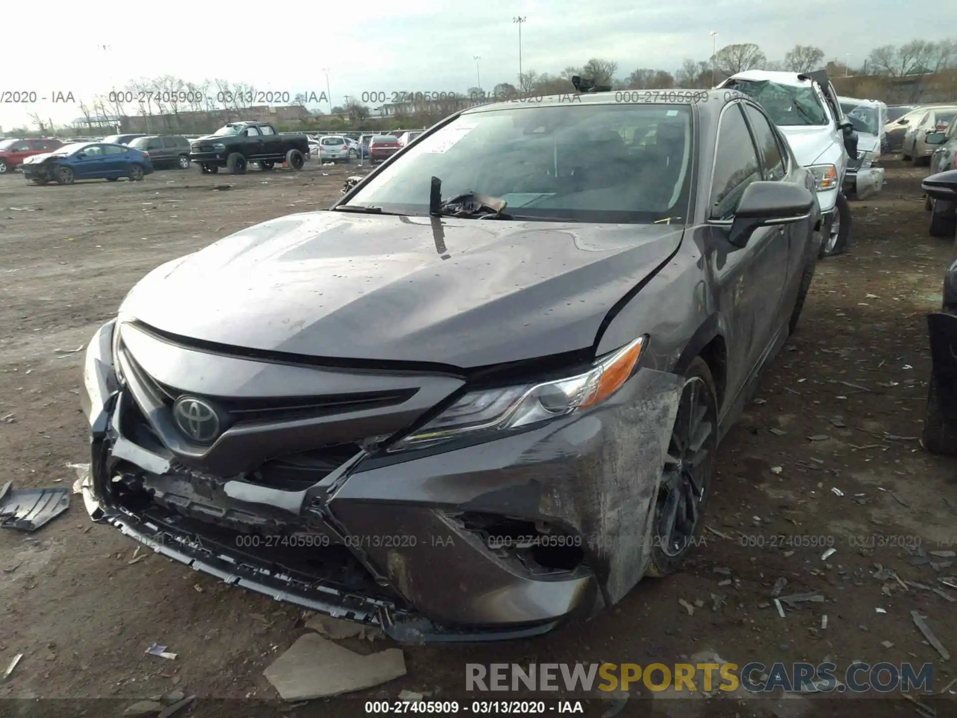 2 Photograph of a damaged car 4T1K61AK2LU871732 TOYOTA CAMRY 2020