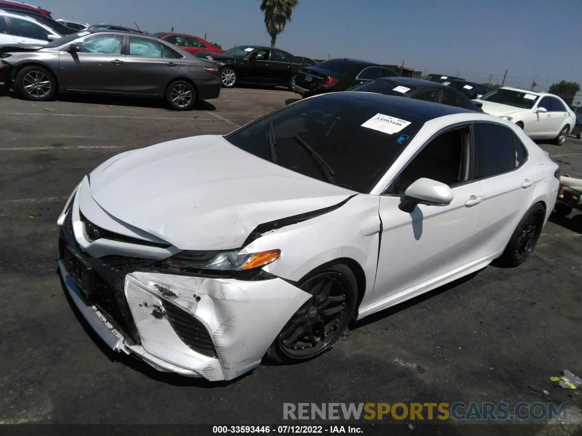 2 Photograph of a damaged car 4T1K61AK2LU936708 TOYOTA CAMRY 2020