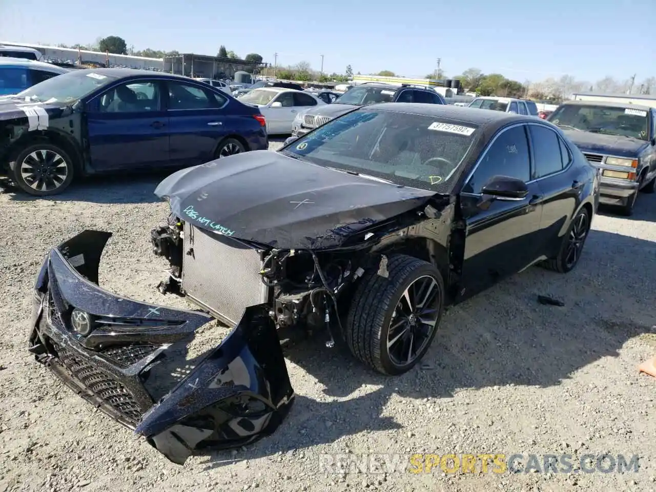 2 Photograph of a damaged car 4T1K61AK2LU970860 TOYOTA CAMRY 2020