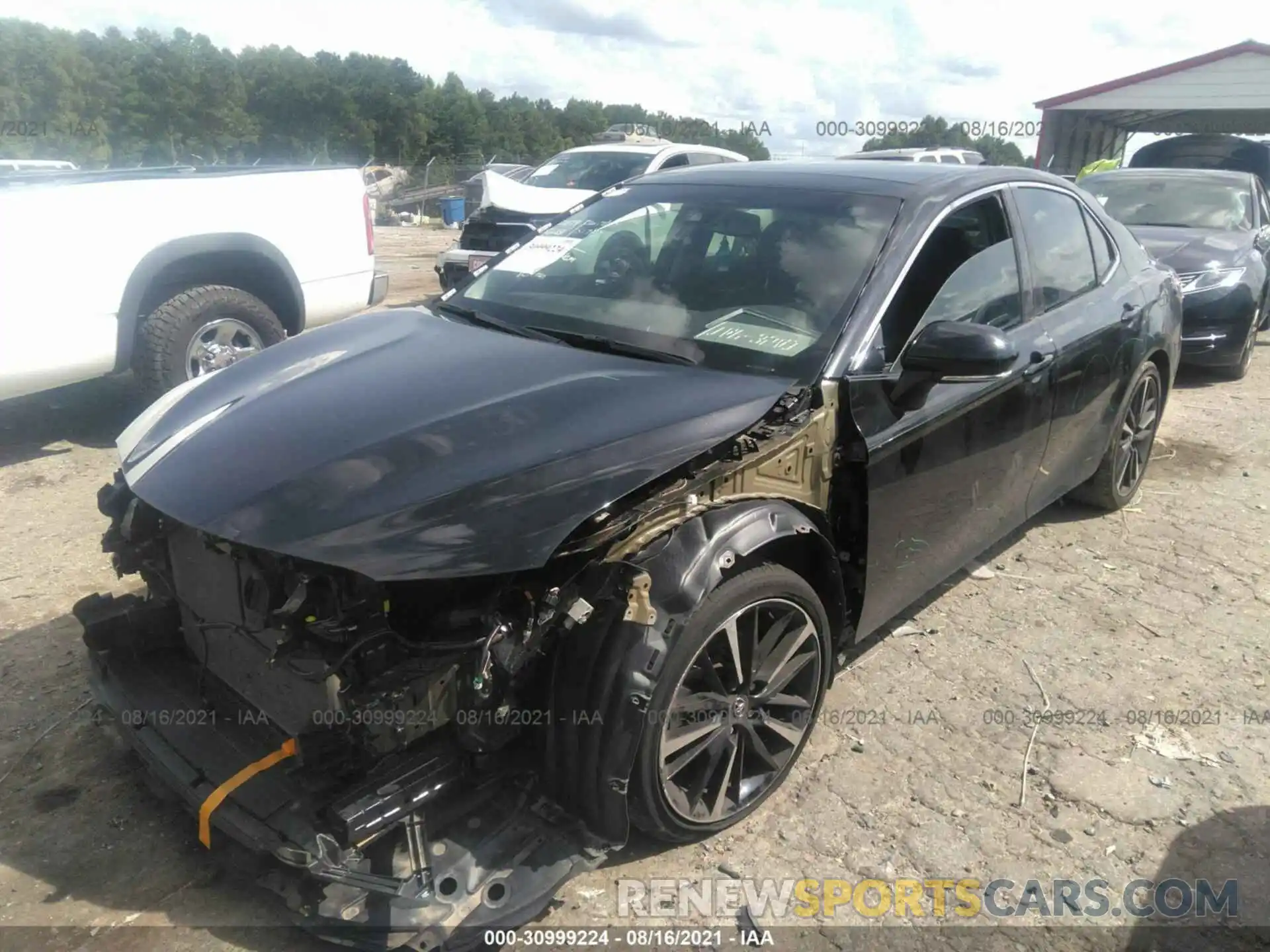 2 Photograph of a damaged car 4T1K61AK3LU330740 TOYOTA CAMRY 2020