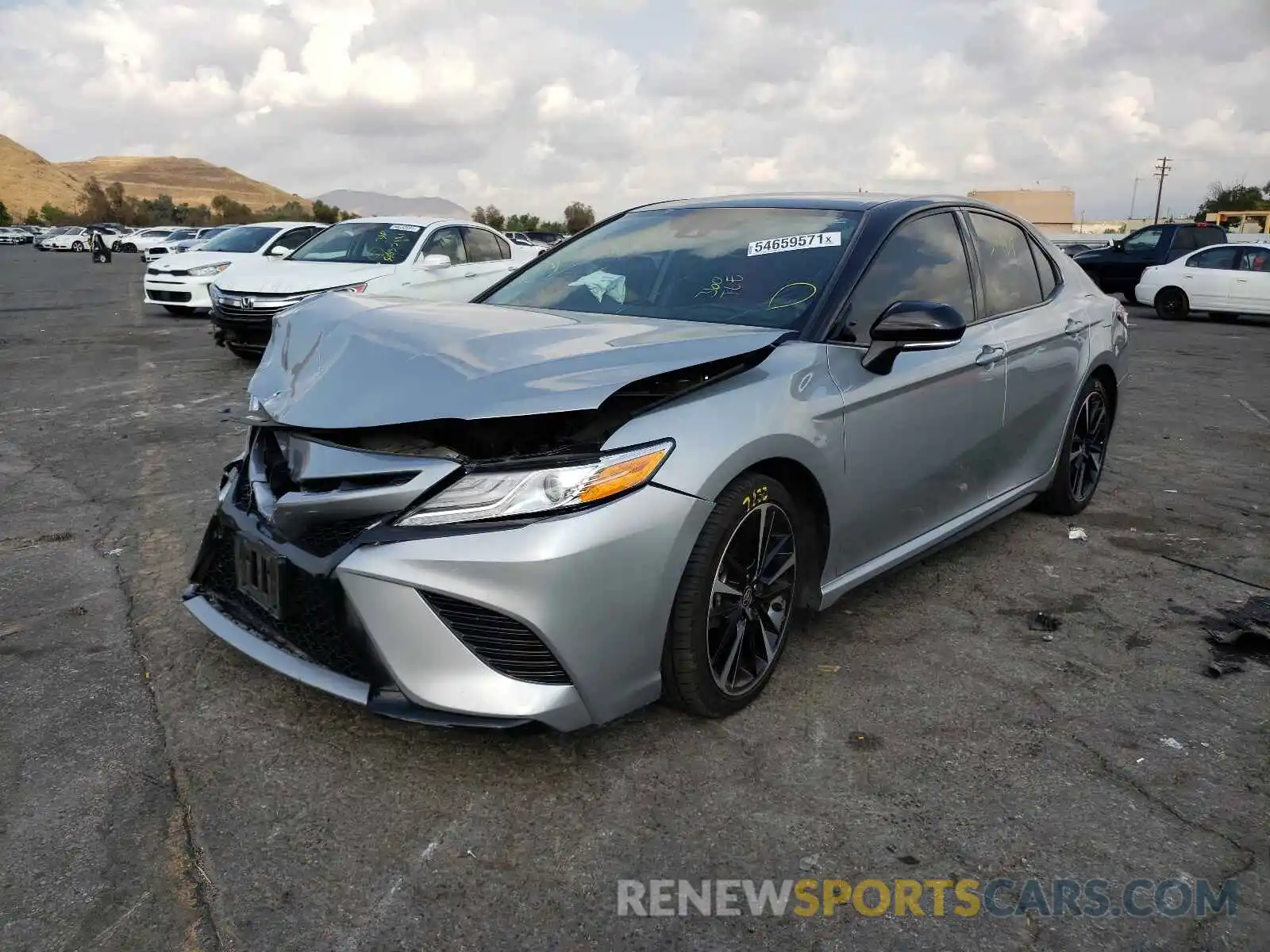 2 Photograph of a damaged car 4T1K61AK3LU362149 TOYOTA CAMRY 2020