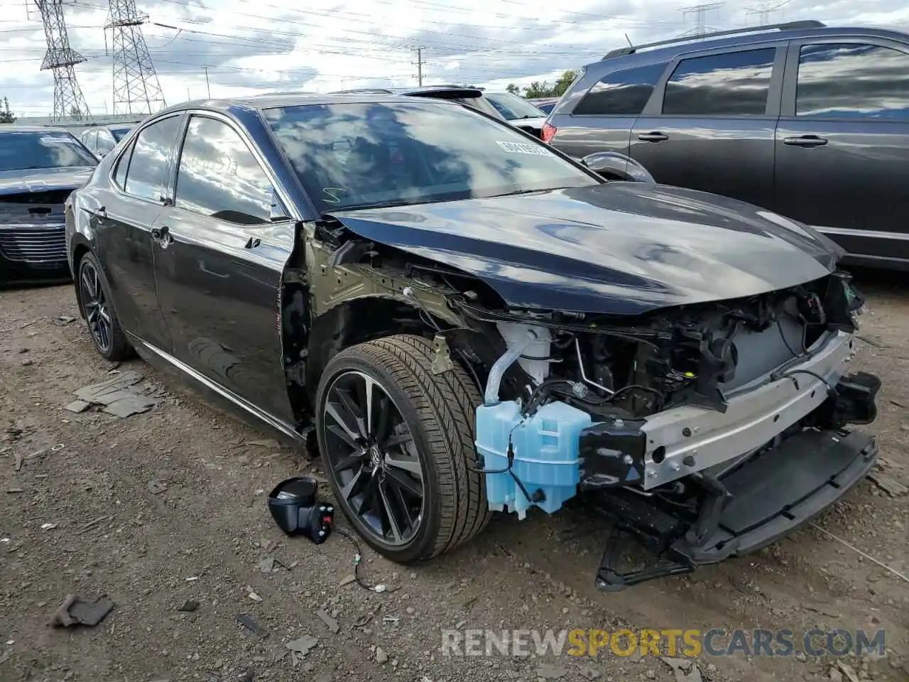 1 Photograph of a damaged car 4T1K61AK3LU864109 TOYOTA CAMRY 2020