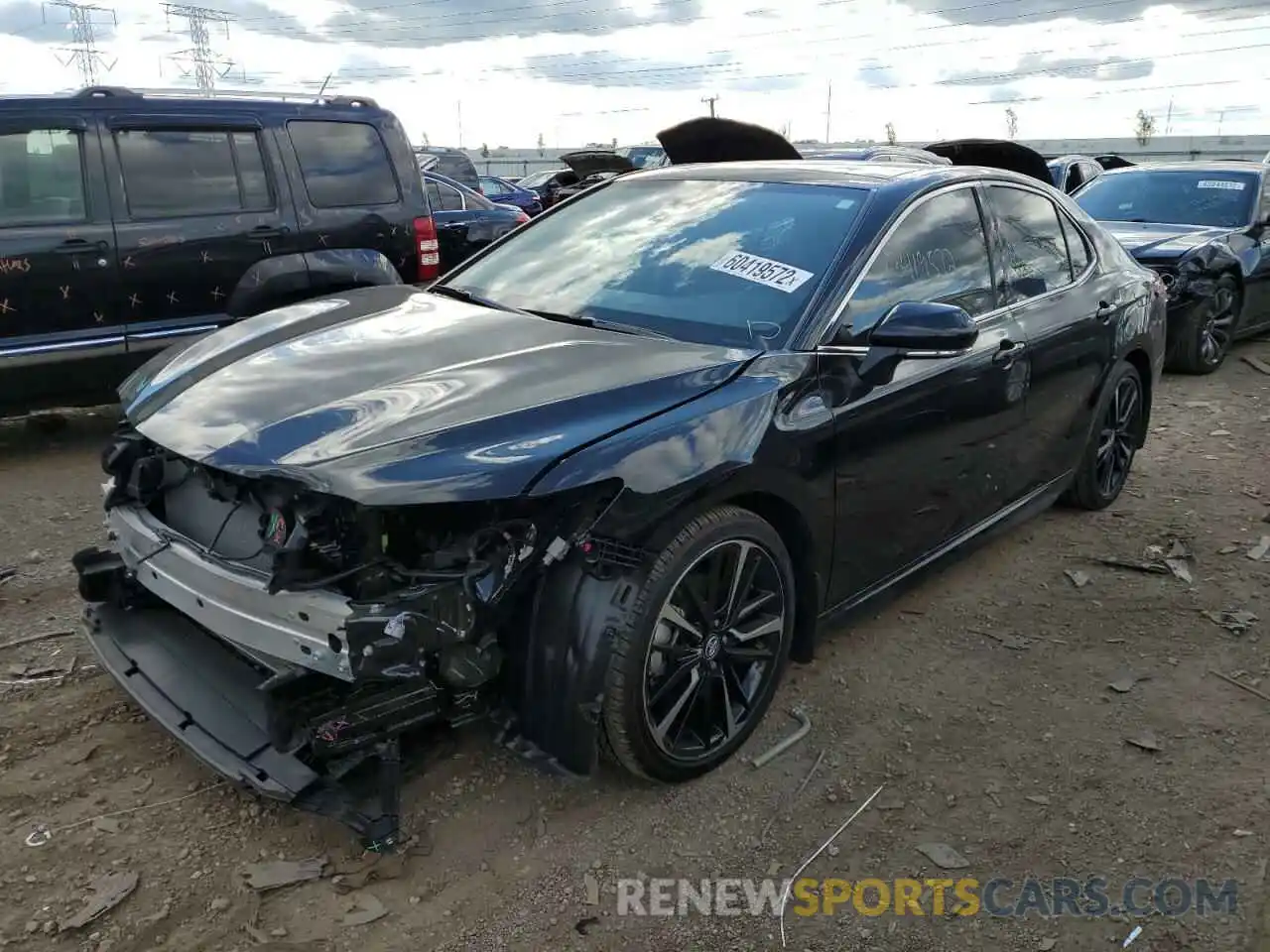 2 Photograph of a damaged car 4T1K61AK3LU864109 TOYOTA CAMRY 2020