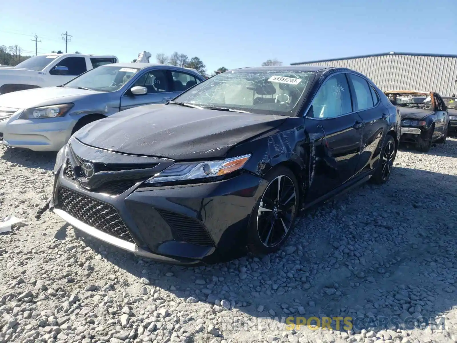 2 Photograph of a damaged car 4T1K61AK3LU895540 TOYOTA CAMRY 2020