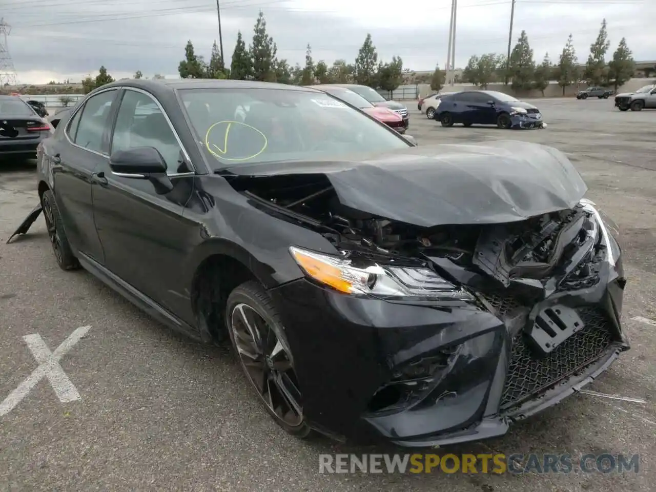 1 Photograph of a damaged car 4T1K61AK3LU960788 TOYOTA CAMRY 2020