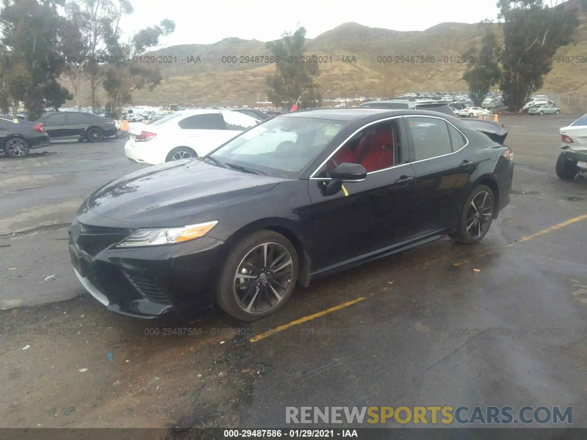 2 Photograph of a damaged car 4T1K61AK3LU963027 TOYOTA CAMRY 2020