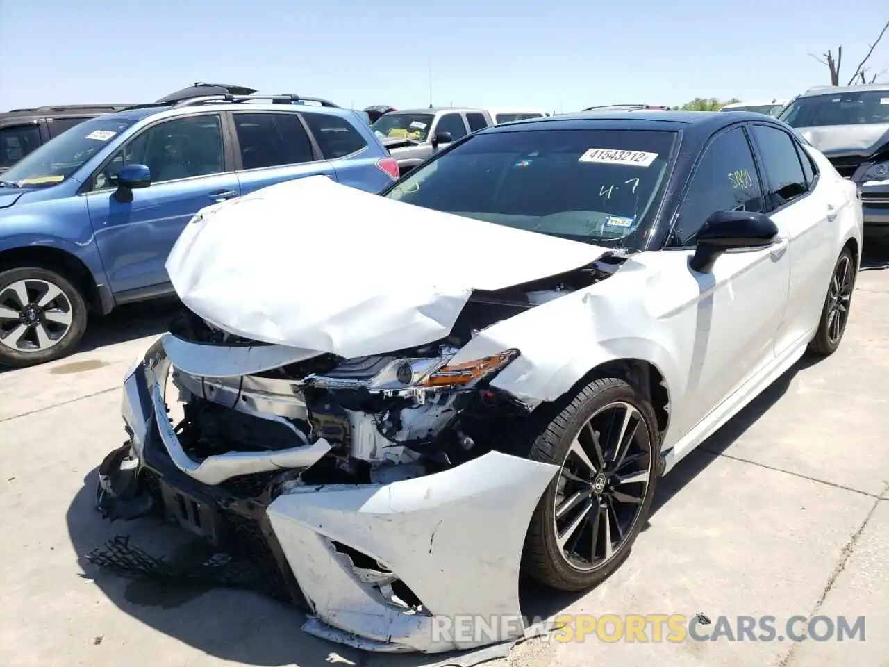 2 Photograph of a damaged car 4T1K61AK4LU316555 TOYOTA CAMRY 2020