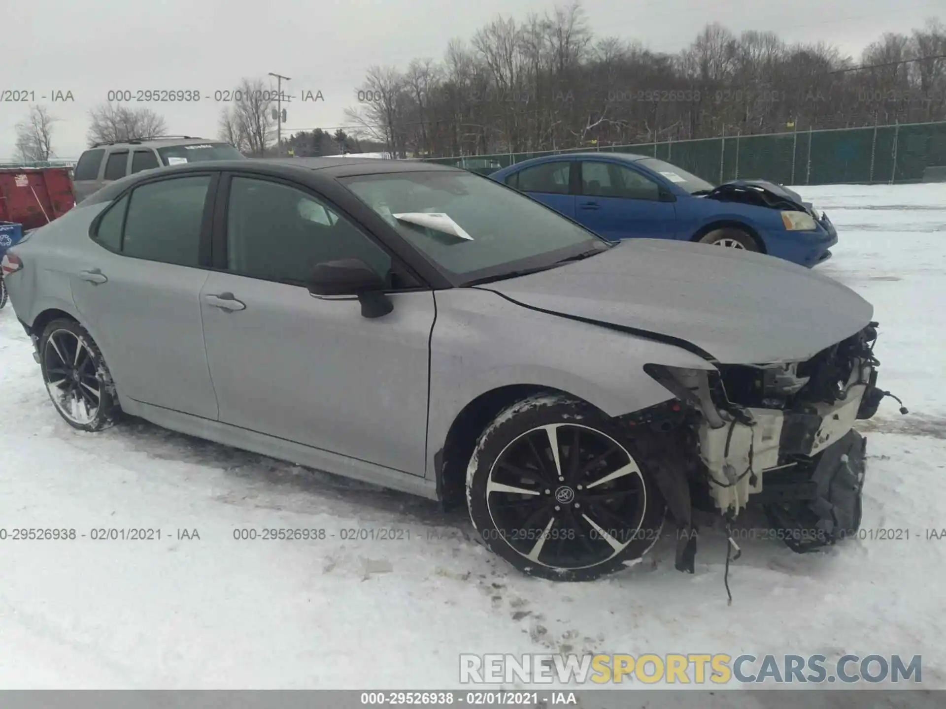 1 Photograph of a damaged car 4T1K61AK4LU324977 TOYOTA CAMRY 2020