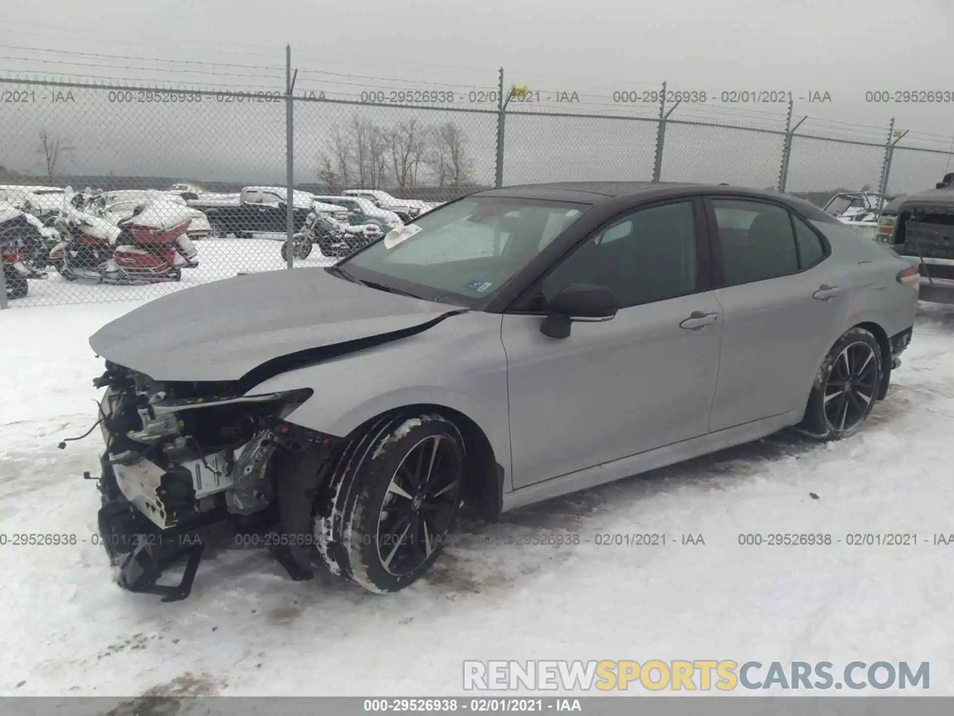 2 Photograph of a damaged car 4T1K61AK4LU324977 TOYOTA CAMRY 2020