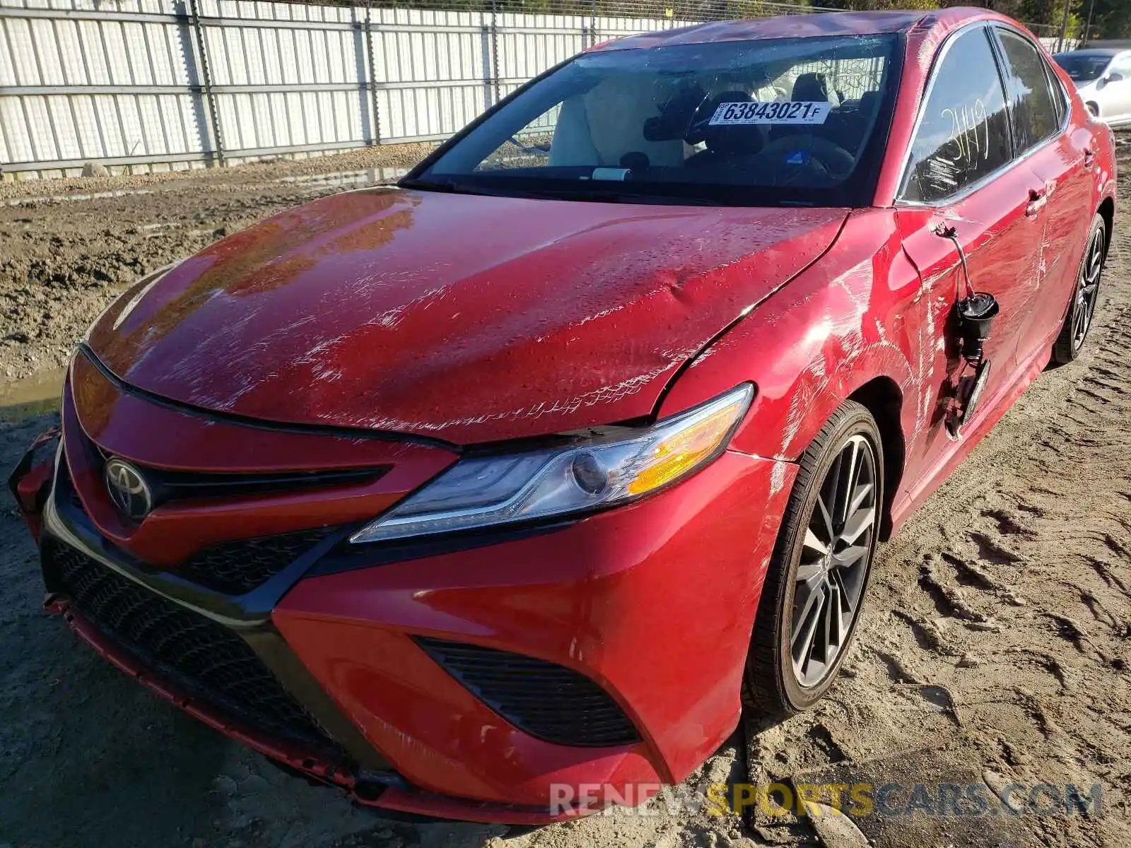 2 Photograph of a damaged car 4T1K61AK4LU356859 TOYOTA CAMRY 2020