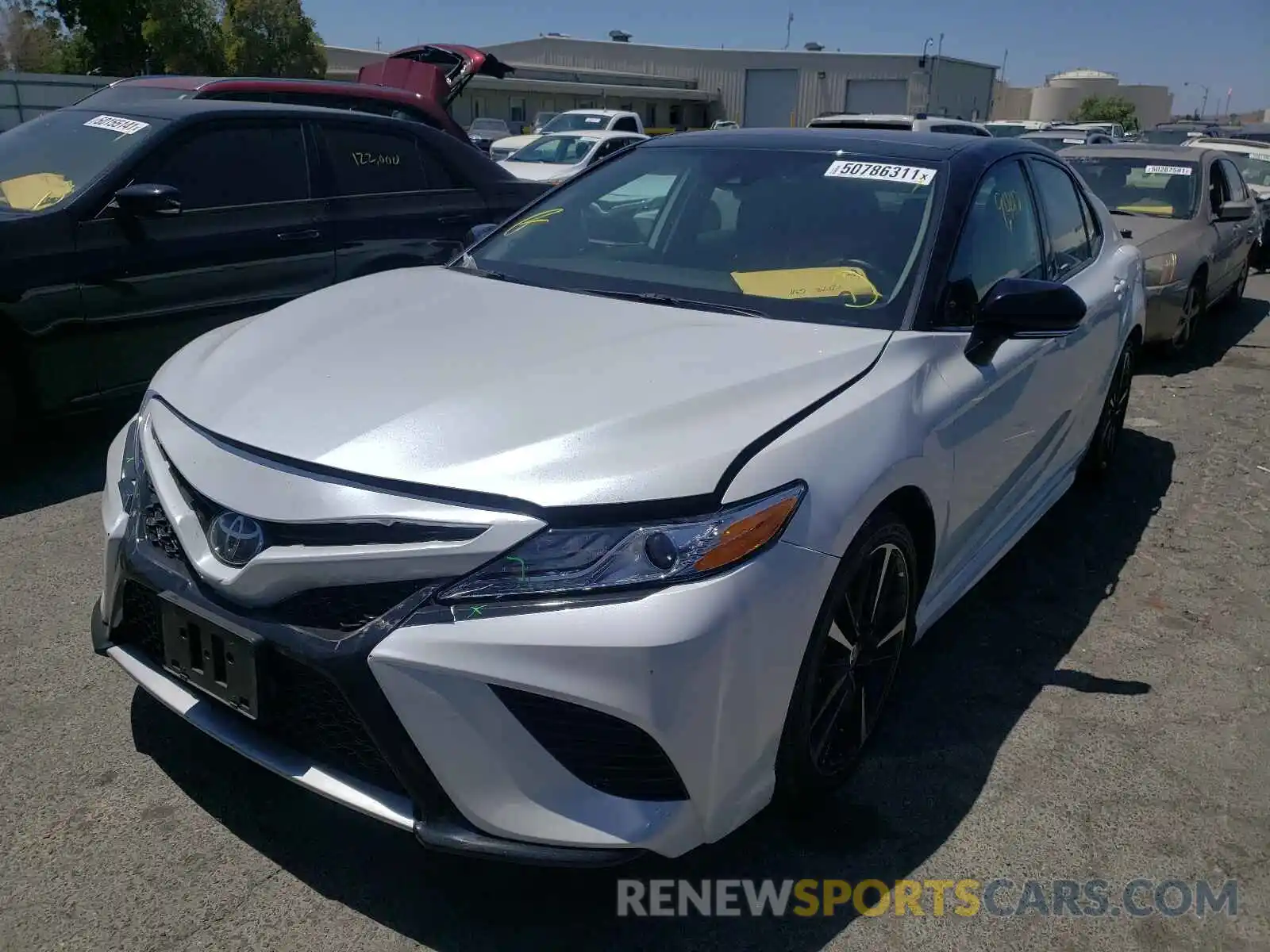 2 Photograph of a damaged car 4T1K61AK4LU360779 TOYOTA CAMRY 2020