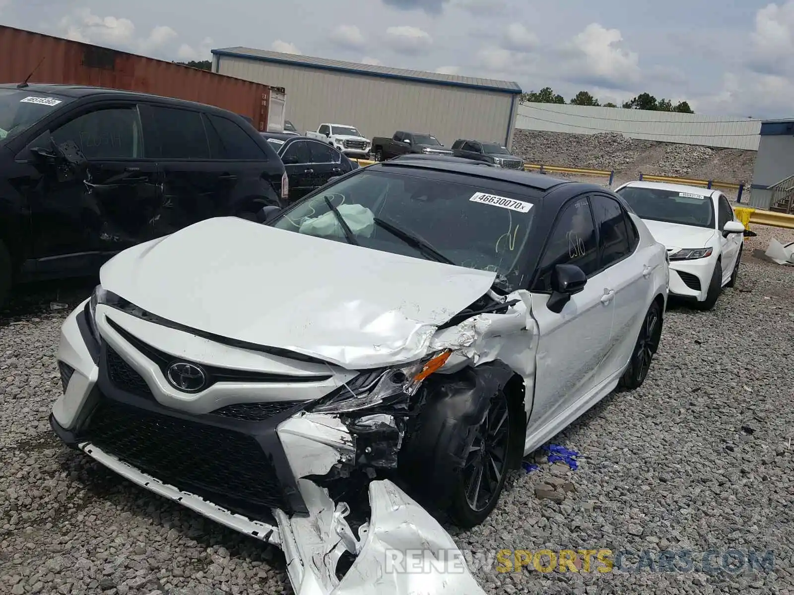 2 Photograph of a damaged car 4T1K61AK4LU363097 TOYOTA CAMRY 2020