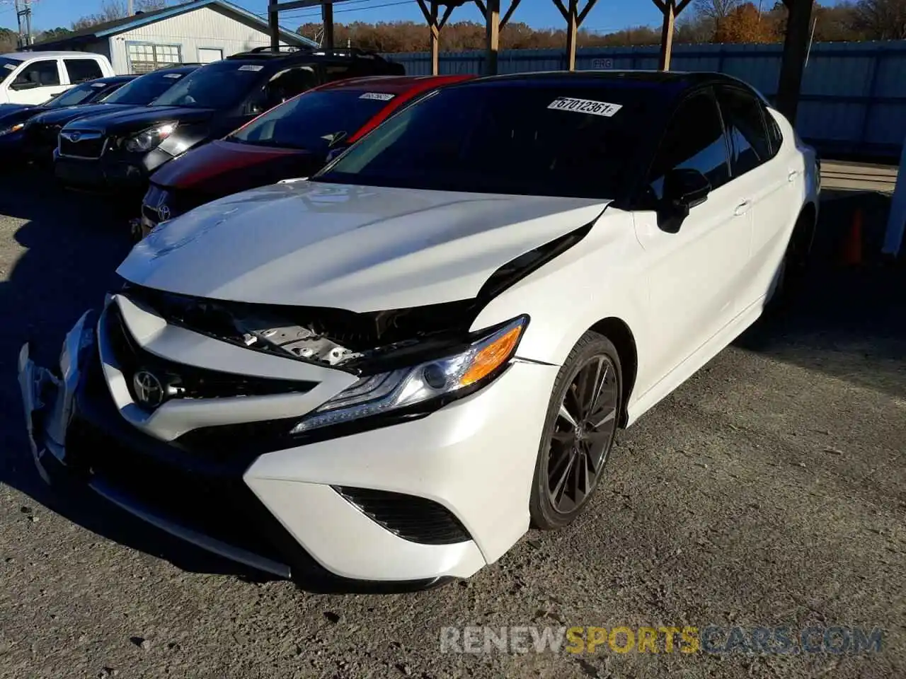 2 Photograph of a damaged car 4T1K61AK4LU366968 TOYOTA CAMRY 2020