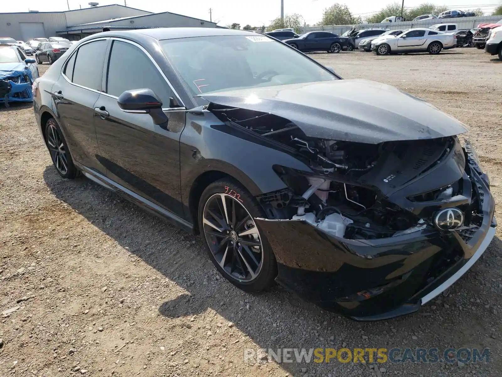 1 Photograph of a damaged car 4T1K61AK4LU386220 TOYOTA CAMRY 2020