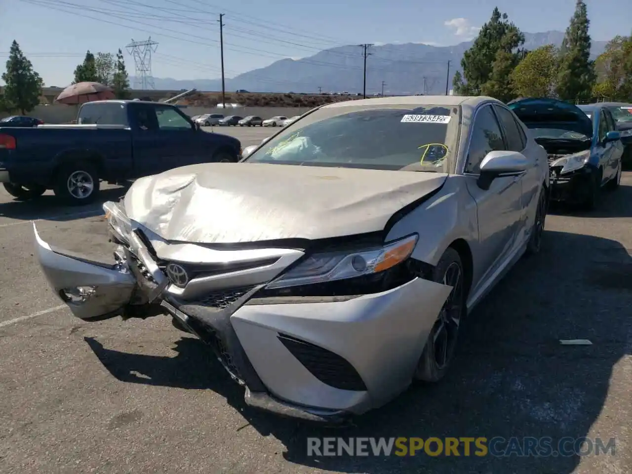 2 Photograph of a damaged car 4T1K61AK4LU392082 TOYOTA CAMRY 2020