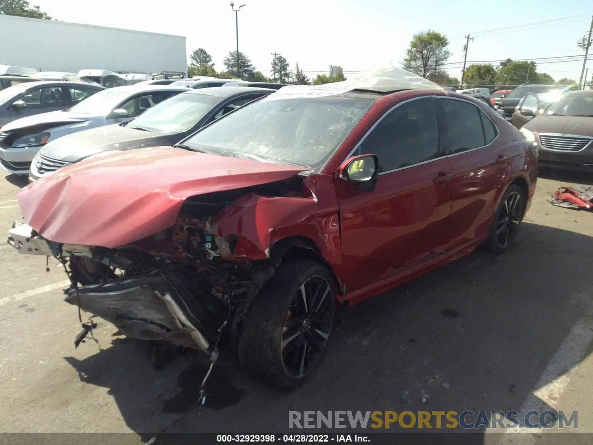 2 Photograph of a damaged car 4T1K61AK4LU397086 TOYOTA CAMRY 2020