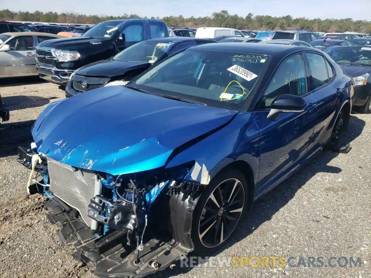 2 Photograph of a damaged car 4T1K61AK4LU398061 TOYOTA CAMRY 2020