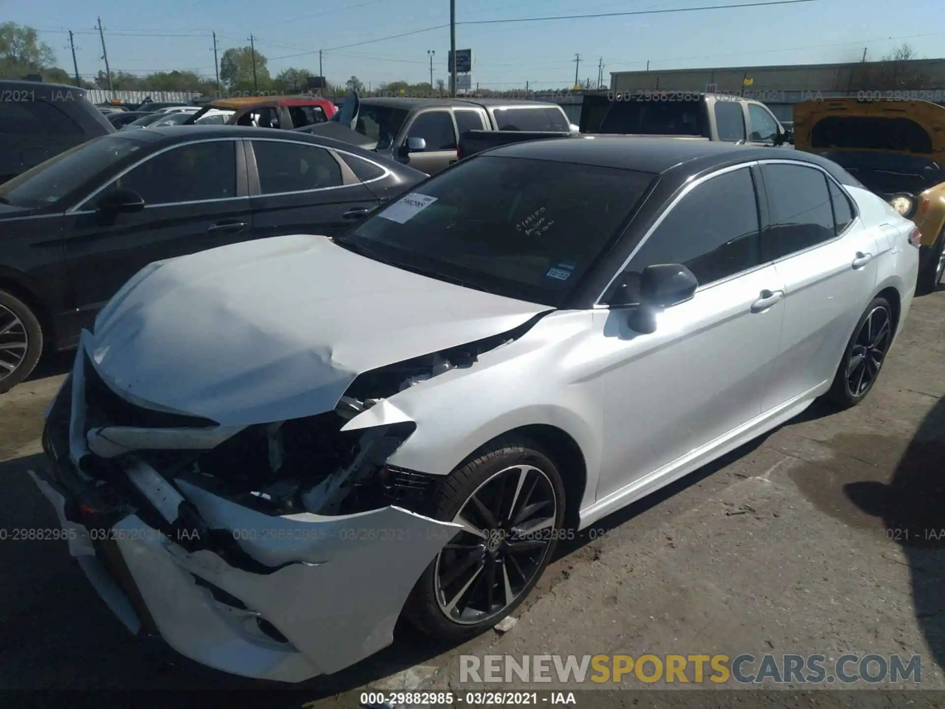 2 Photograph of a damaged car 4T1K61AK4LU504461 TOYOTA CAMRY 2020