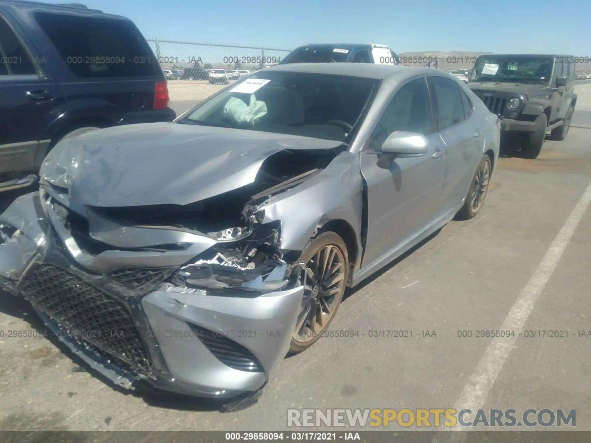 2 Photograph of a damaged car 4T1K61AK4LU962940 TOYOTA CAMRY 2020