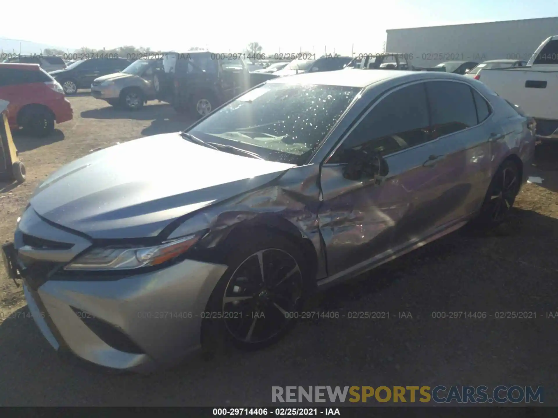 2 Photograph of a damaged car 4T1K61AK5LU305225 TOYOTA CAMRY 2020