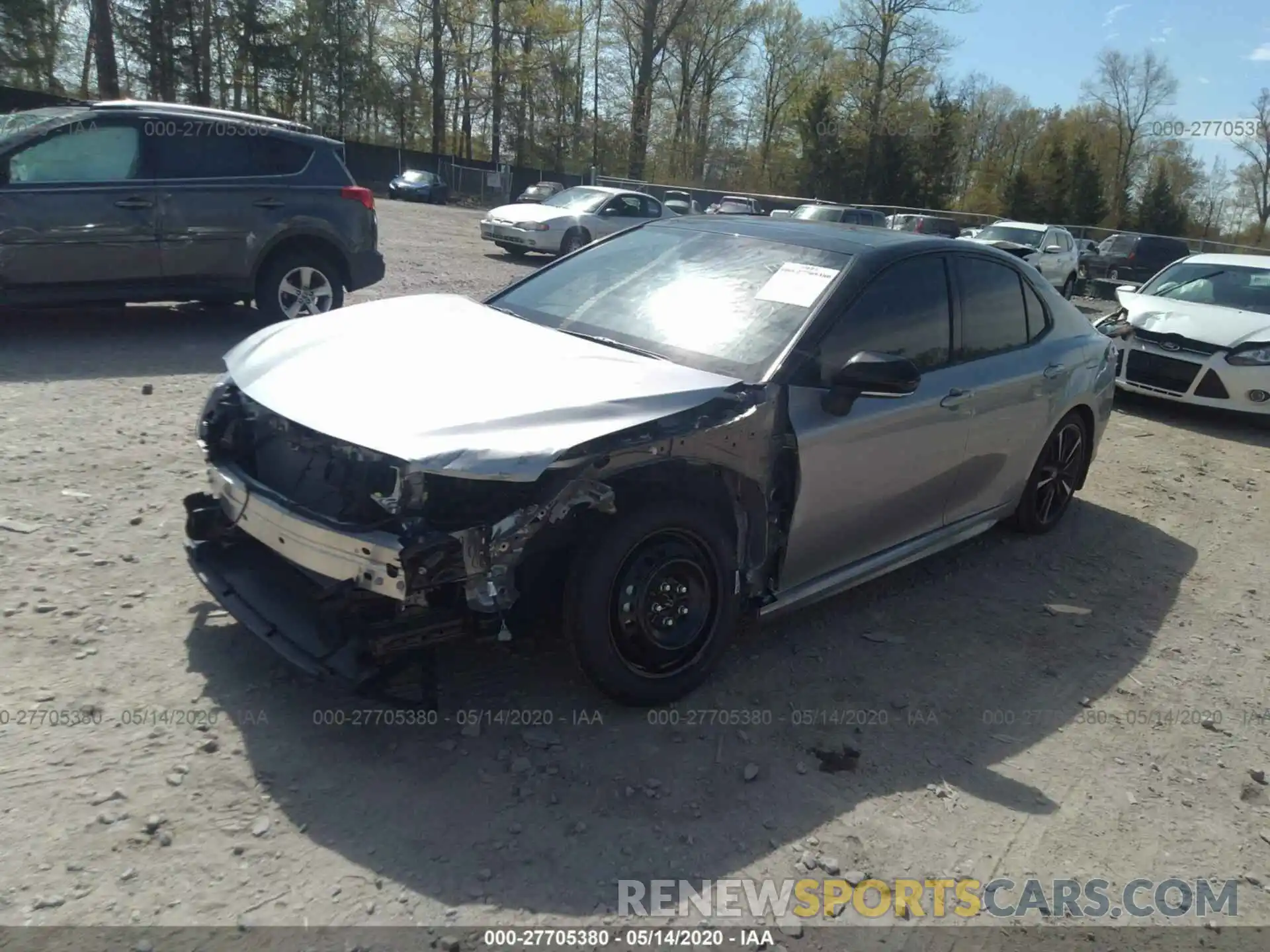 2 Photograph of a damaged car 4T1K61AK5LU334725 TOYOTA CAMRY 2020