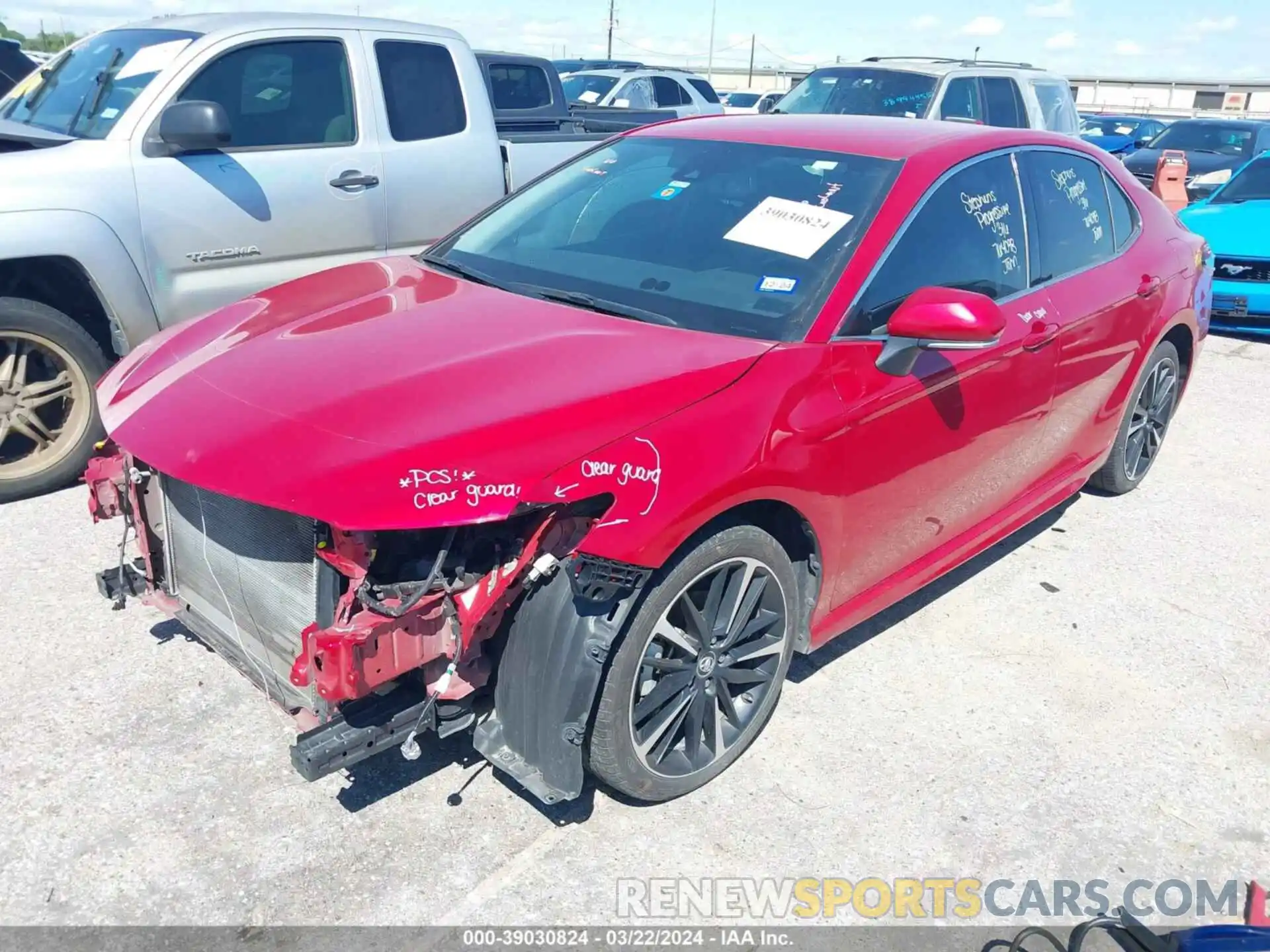 2 Photograph of a damaged car 4T1K61AK5LU338886 TOYOTA CAMRY 2020