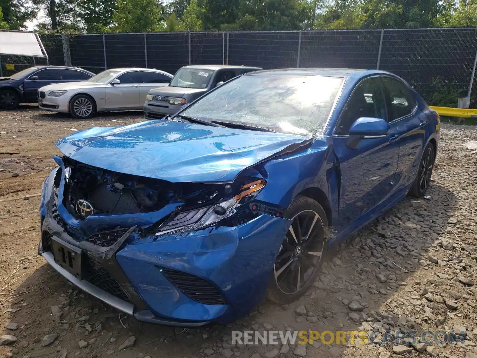 2 Photograph of a damaged car 4T1K61AK5LU349967 TOYOTA CAMRY 2020